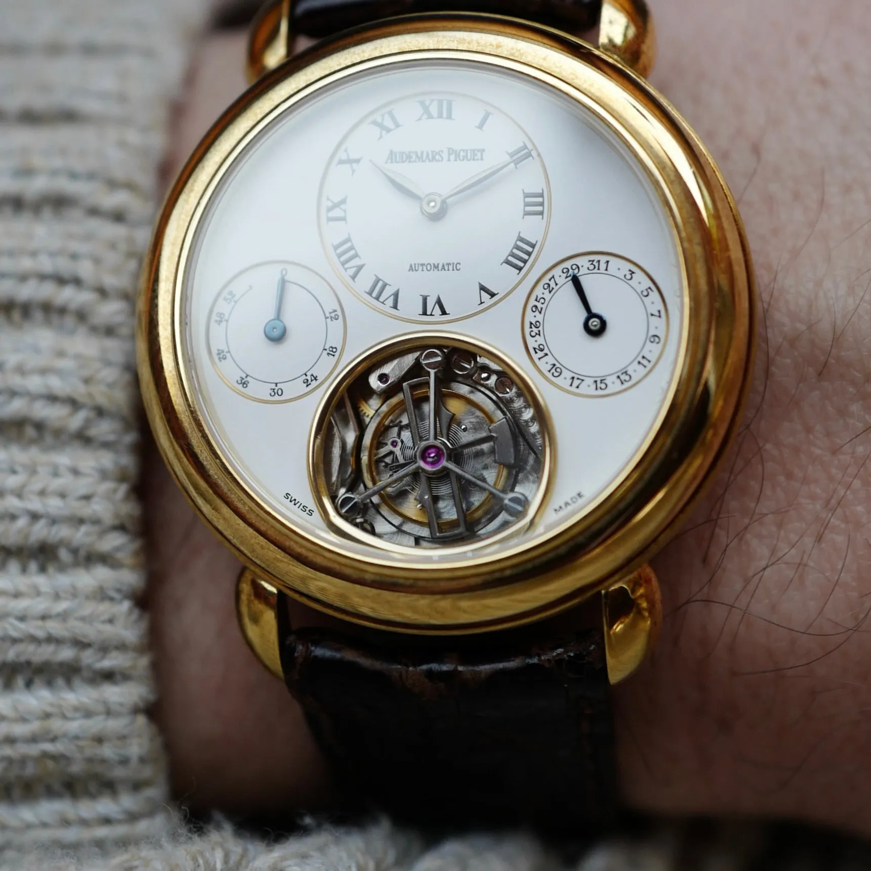Audemars Piguet Jules Audemars Yellow Gold Tourbillon Watch Ref. 25718