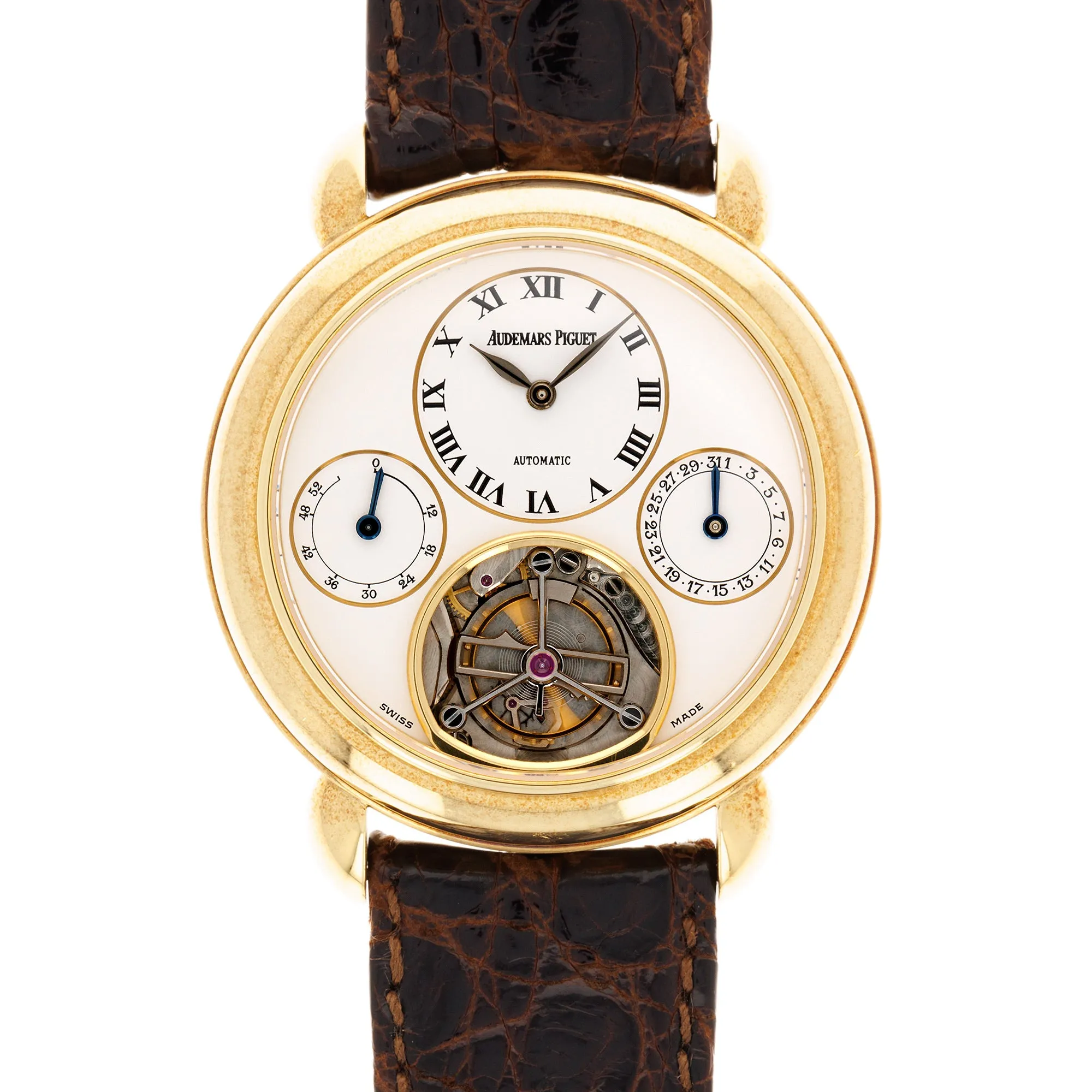 Audemars Piguet Jules Audemars Yellow Gold Tourbillon Watch Ref. 25718
