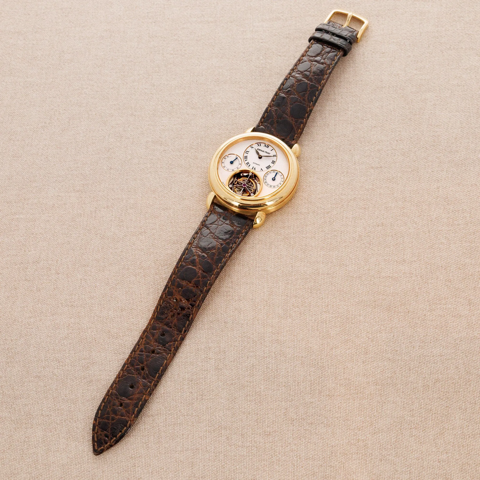 Audemars Piguet Jules Audemars Yellow Gold Tourbillon Watch Ref. 25718