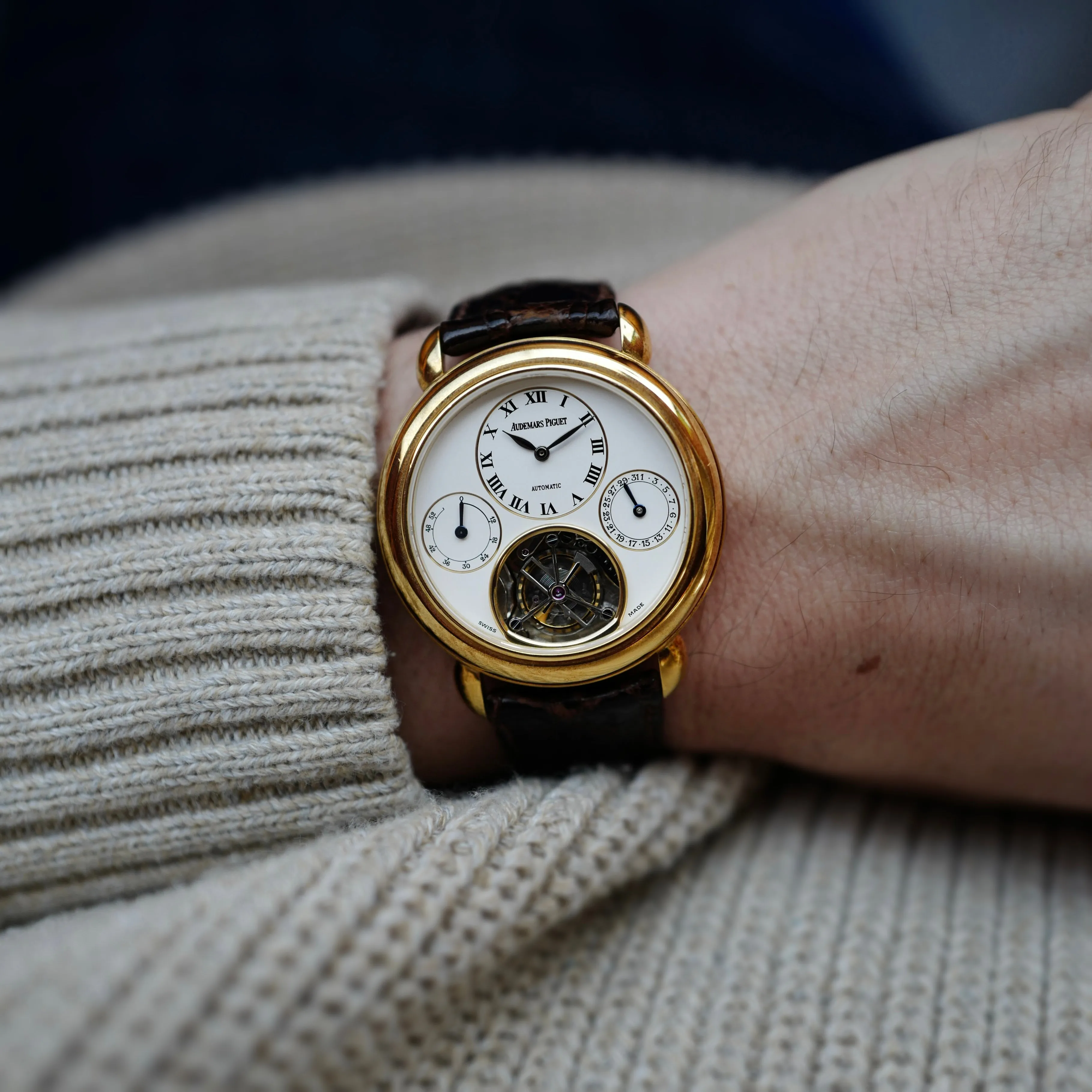 Audemars Piguet Jules Audemars Yellow Gold Tourbillon Watch Ref. 25718