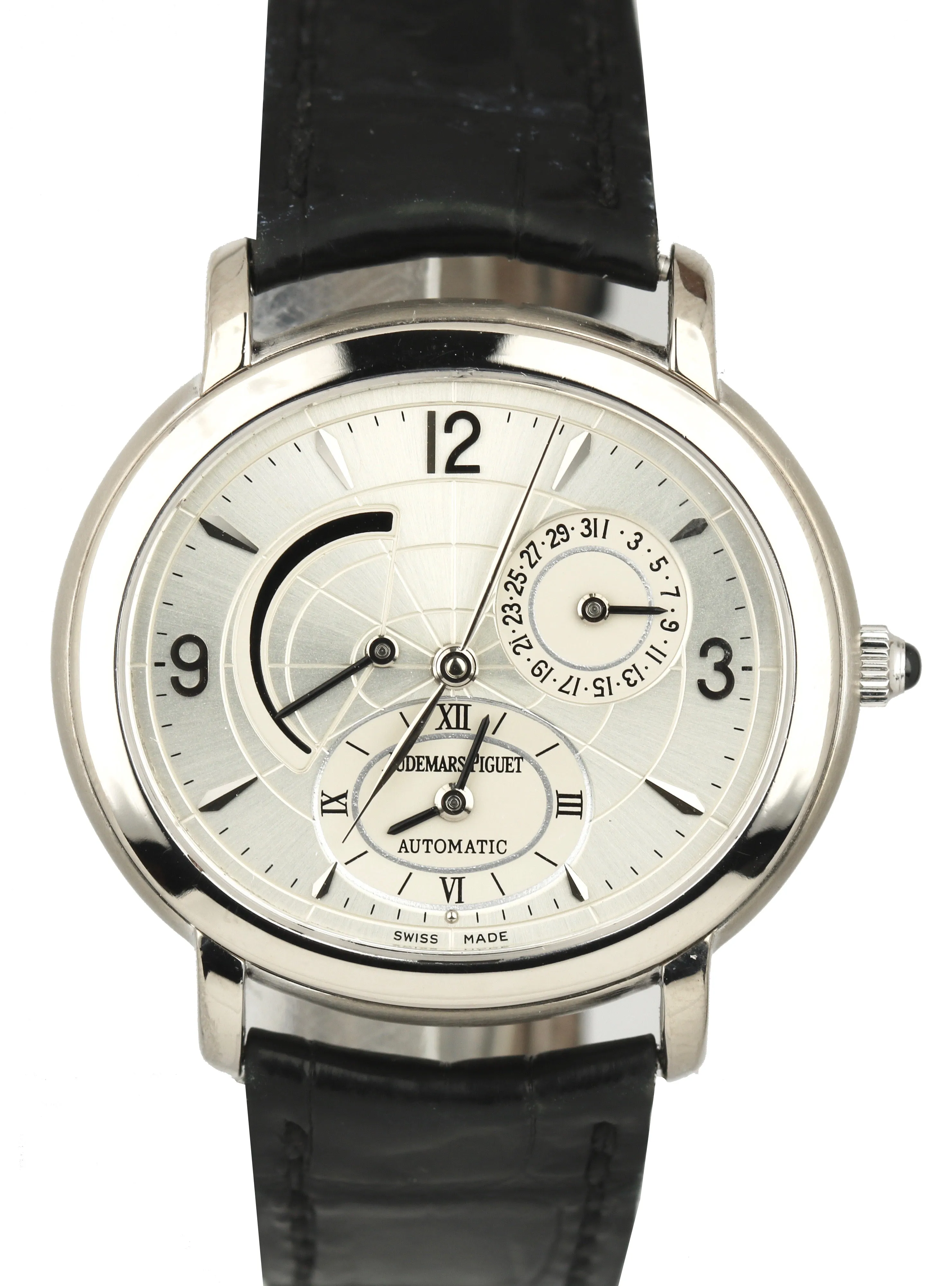 Audemars Piguet Millenary 18k Gold 39mm 25778BC.OO.D001CR.01 Crocodile Watch