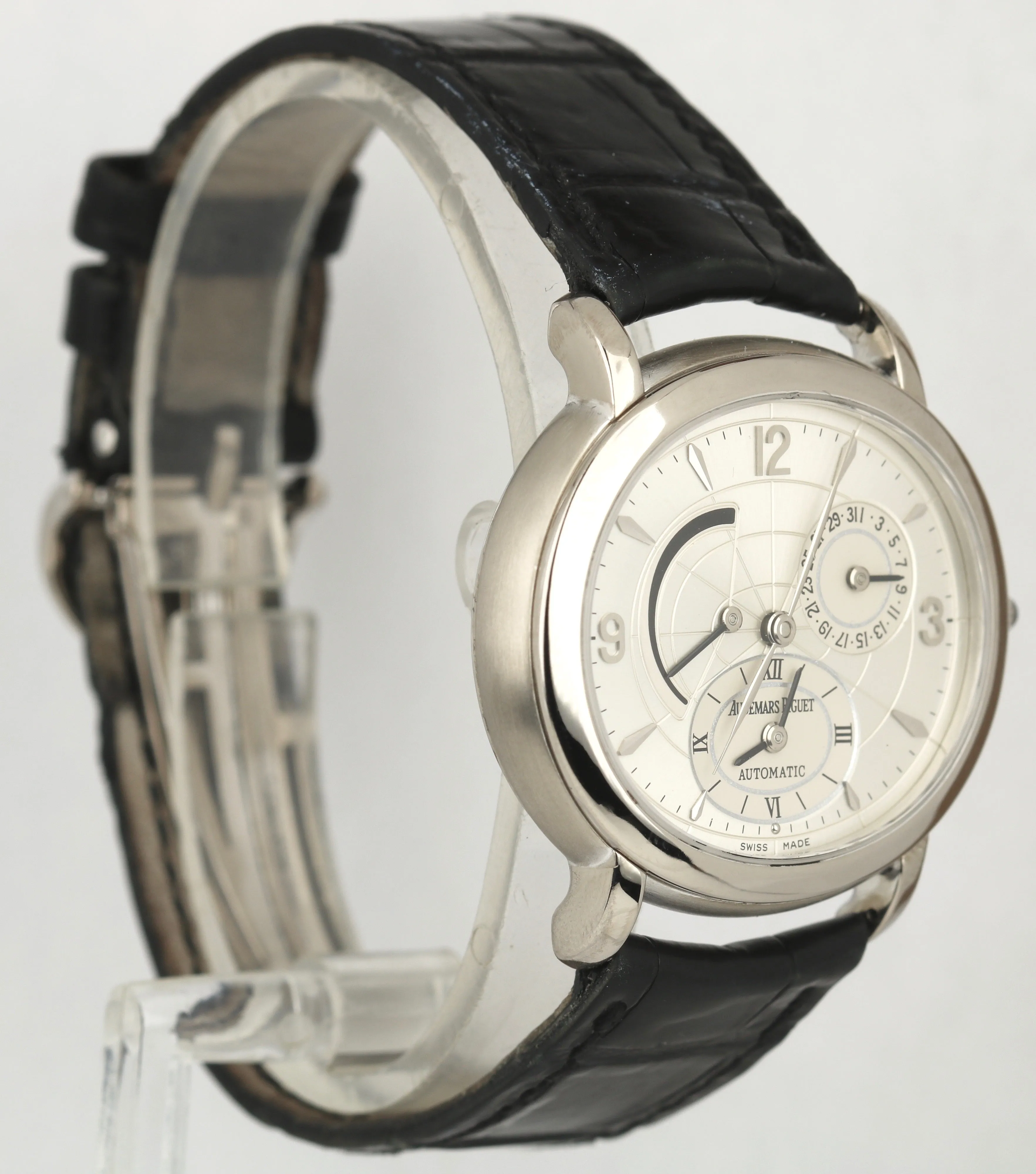 Audemars Piguet Millenary 18k Gold 39mm 25778BC.OO.D001CR.01 Crocodile Watch
