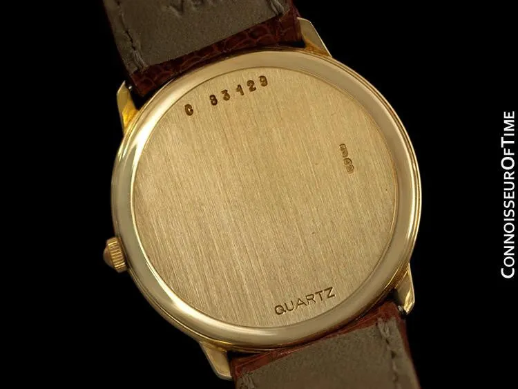 Audemars Piguet Round Midsize Mens Dress Watch - 18K Gold