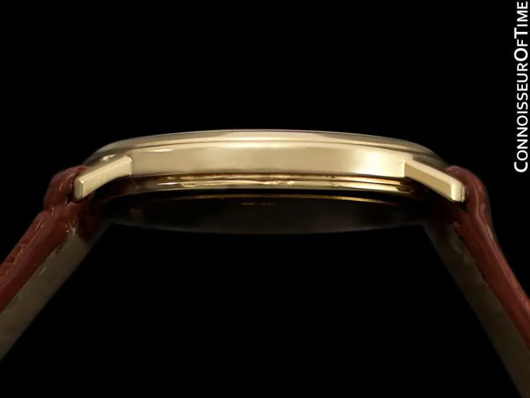 Audemars Piguet Round Midsize Mens Dress Watch - 18K Gold