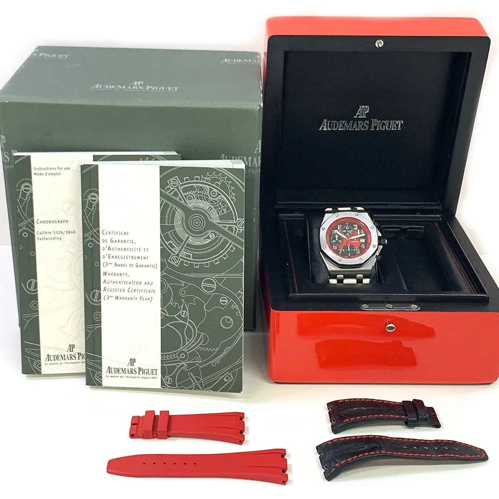 Audemars Piguet Royal Oak Offshore 26195ST.OO.D101CR.01 Red Dial Sep 2010