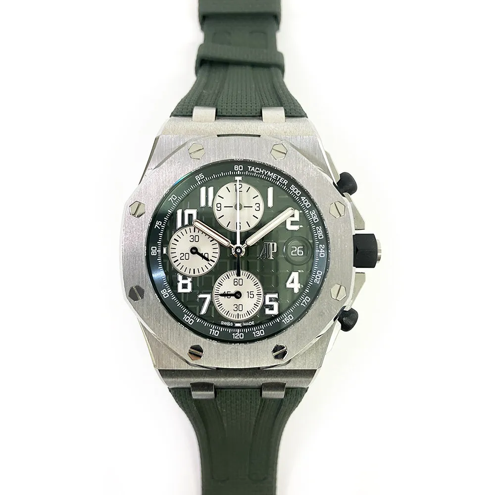 Audemars Piguet Royal Oak Offshore Chronograph 26238TI.OO.A056CA.01 Green Dial