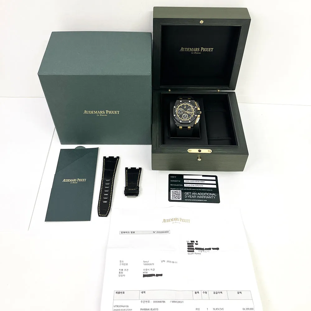 Audemars Piguet Royal Oak Offshore Chronograph 26420CE.OO.A127CR.01 Black Dial