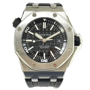 Audemars Piguet Royal Oak Offshore Diver 15703ST.OO.A002CA.01 Black Dial Dec 2013