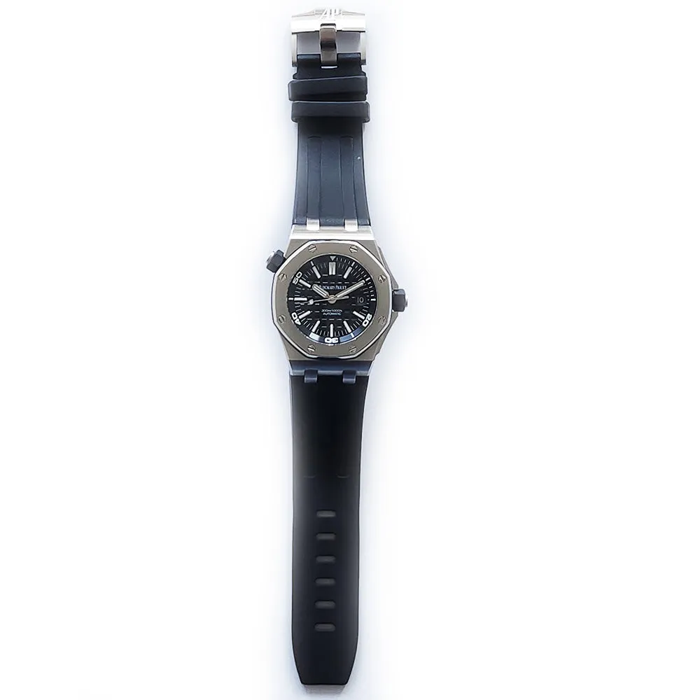 Audemars Piguet Royal Oak Offshore Diver 15703ST.OO.A002CA.01 Black Dial Oct 2010