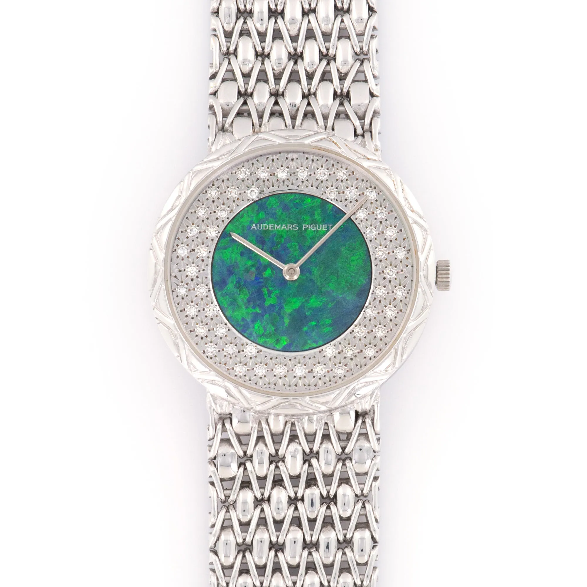Audemars Piguet White Gold Opal Diamond Watch