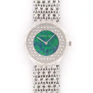 Audemars Piguet White Gold Opal Diamond Watch