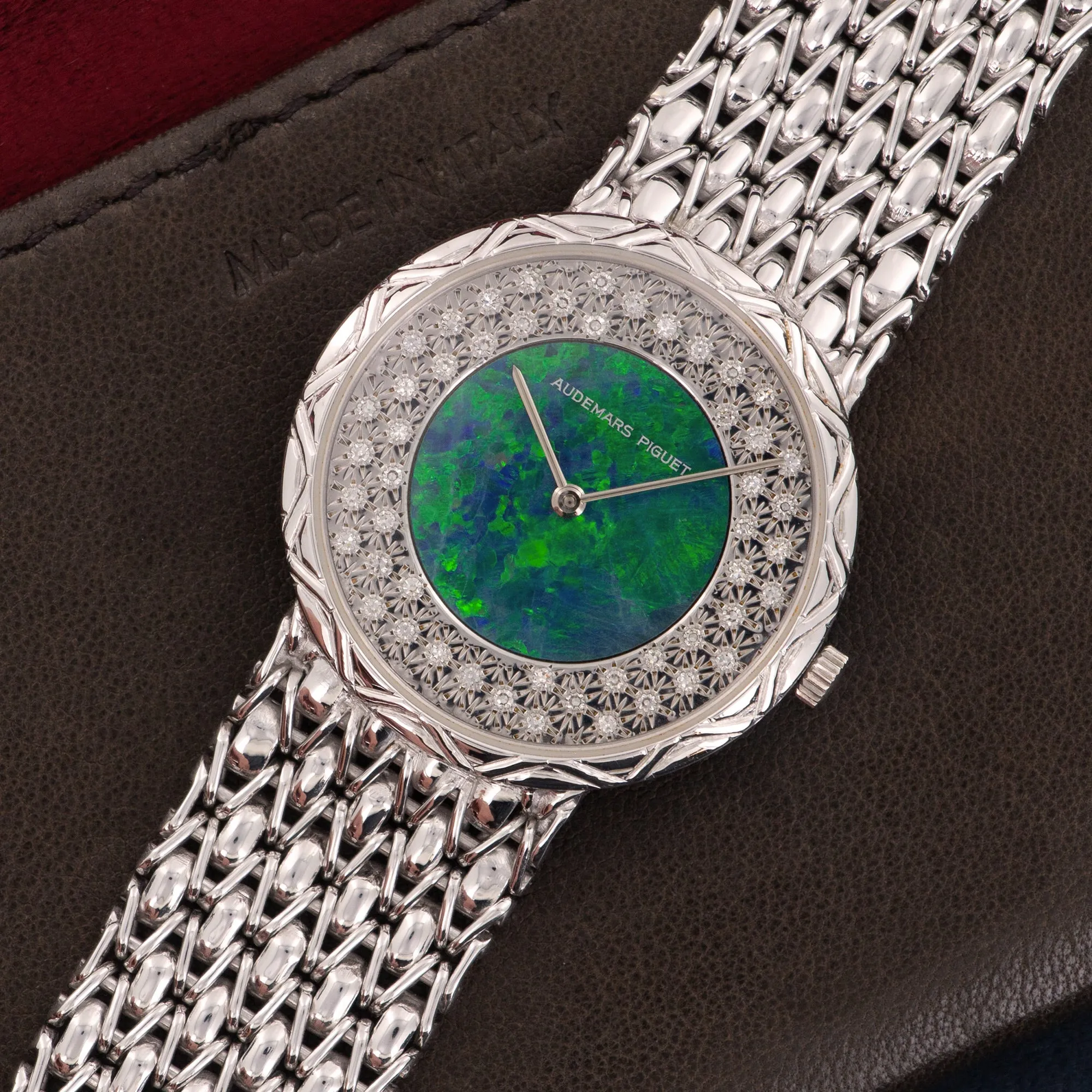 Audemars Piguet White Gold Opal Diamond Watch