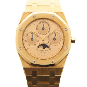 Audemars Piguet Yellow Gold Royal Oak Perpetual Watch Ref. 25554BA in Outstanding Original Condition