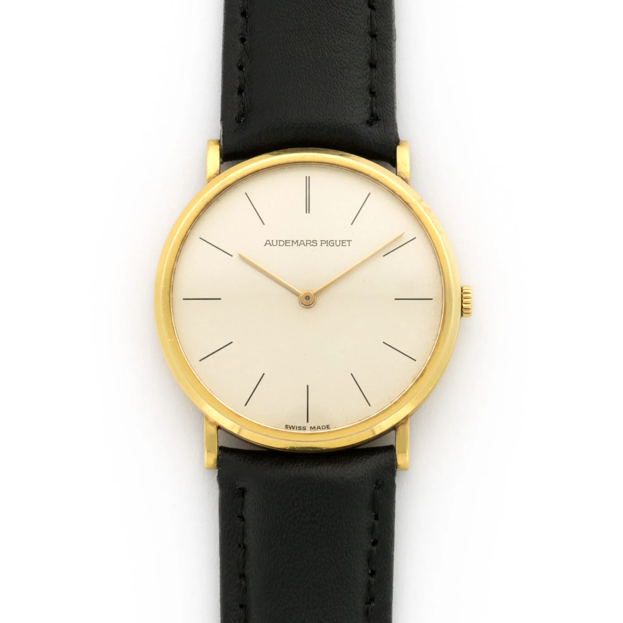 Audemars Piguet Yellow Gold Ultra-Thin Strap Watch