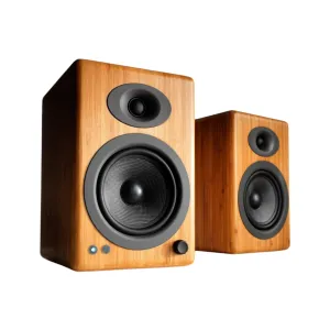 Audioengine A5  Wireless Speaker System, Bamboo