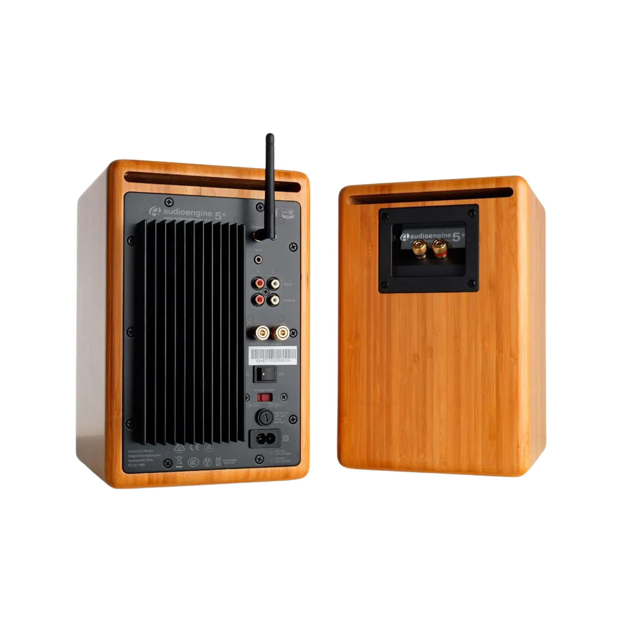 Audioengine A5  Wireless Speaker System, Bamboo
