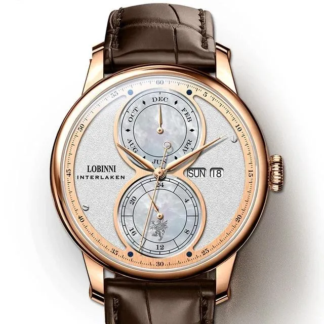 Automatic Mechanical waterproof  latest business men wrist watch