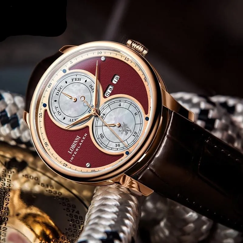 Automatic Mechanical waterproof  latest business men wrist watch