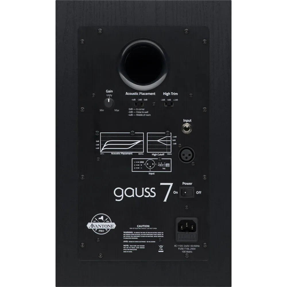 Avantone Pro GAUSS-7 Active Studio Reference Monitors, Pair