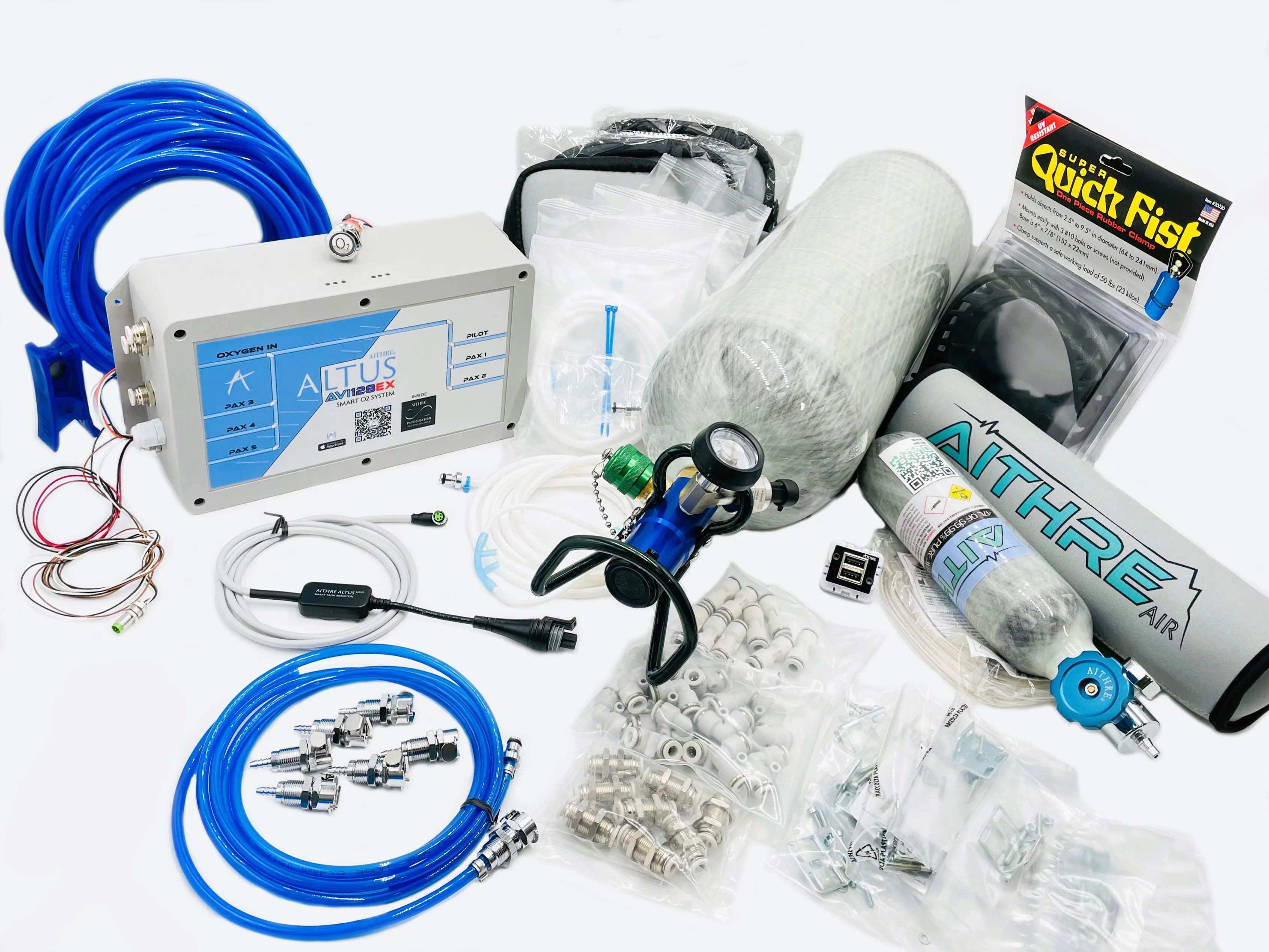 AVI128EX 6-Place Oxygen System with 925L Bottle