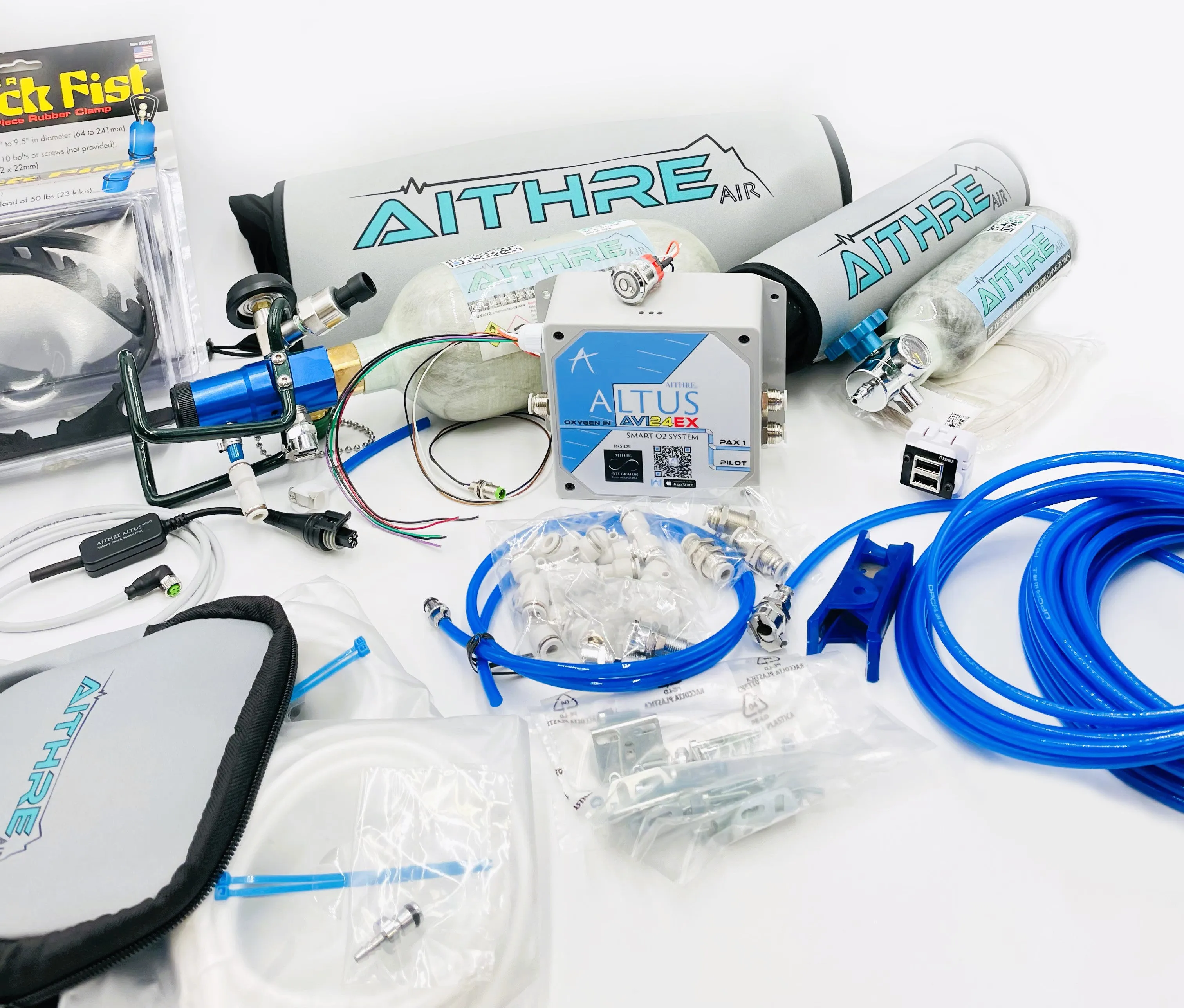 AVI24EX 2-Place Oxygen System with 152L Bottle