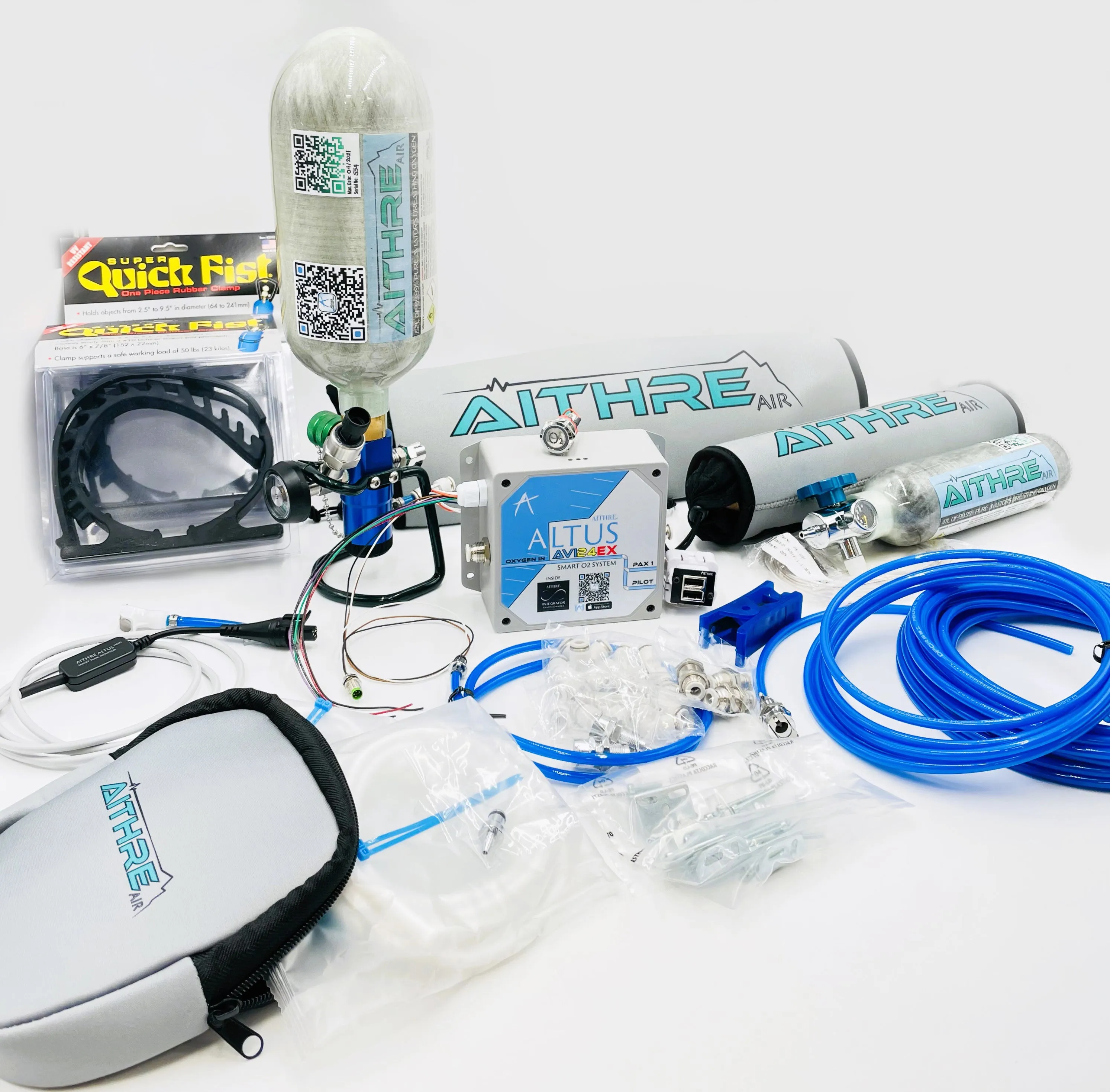 AVI24EX 2-Place Oxygen System with 152L Bottle
