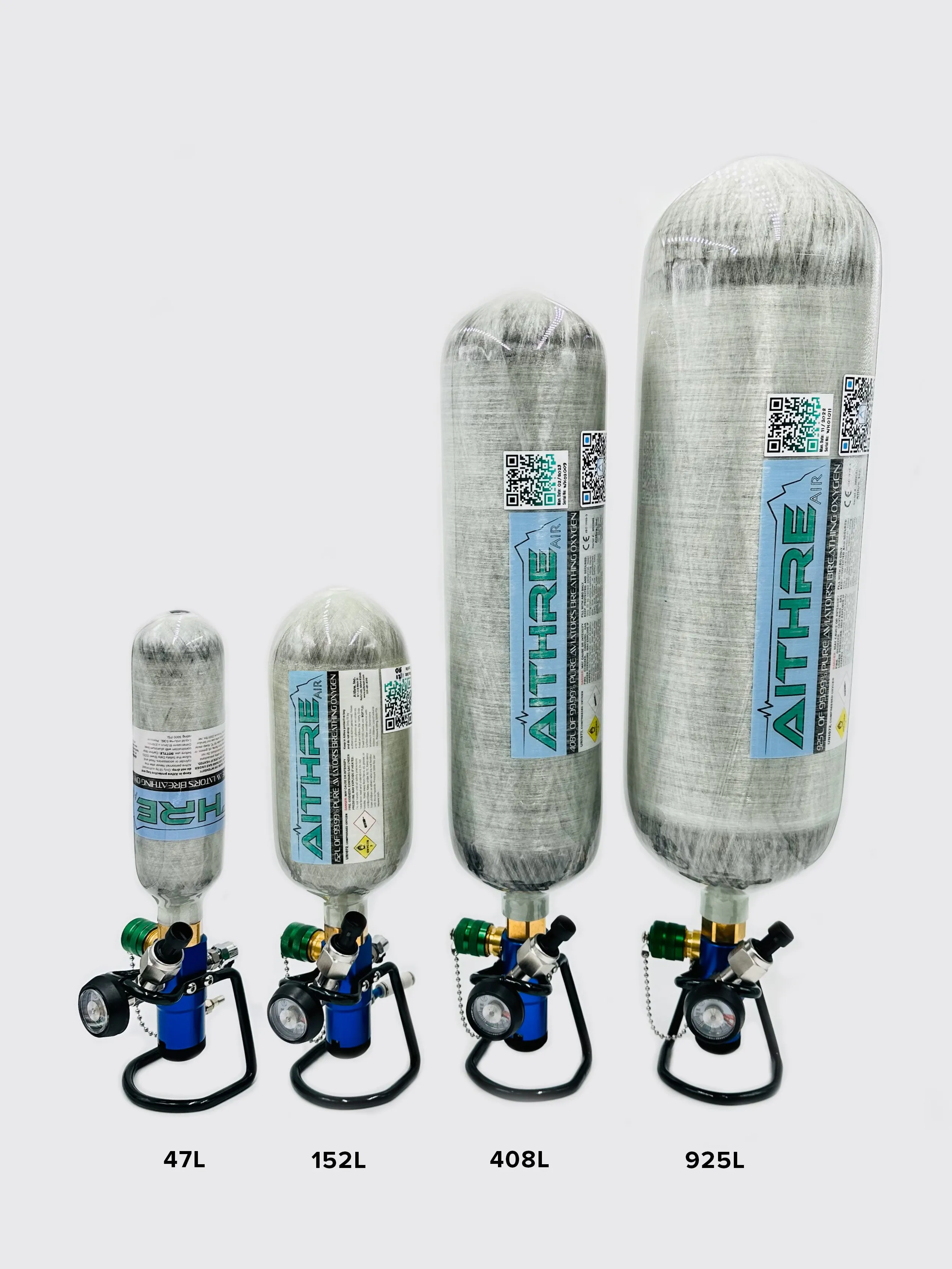 AVI24EX 2-Place Oxygen System with 152L Bottle