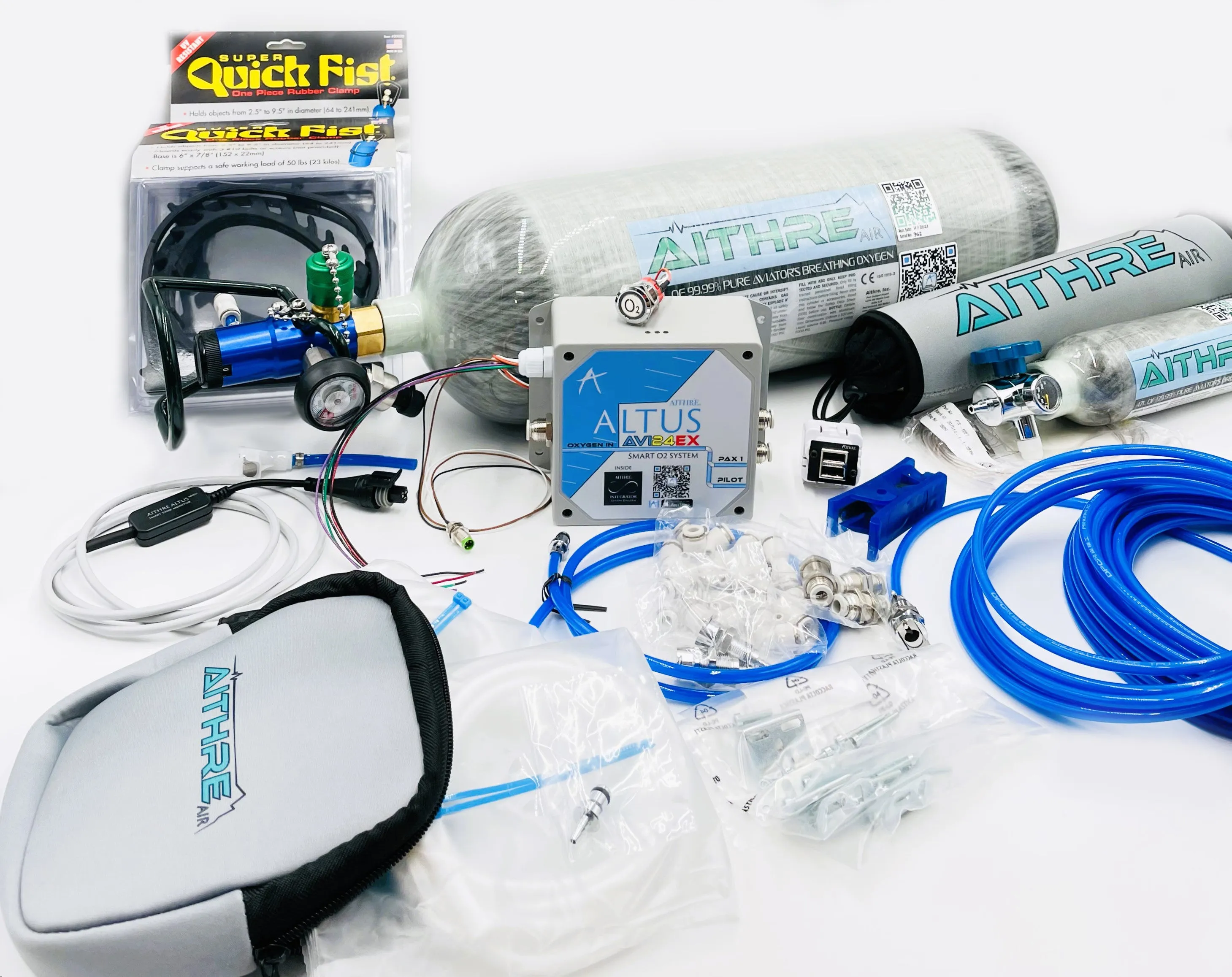 AVI24EX 2-Place Oxygen System with 925L Bottle