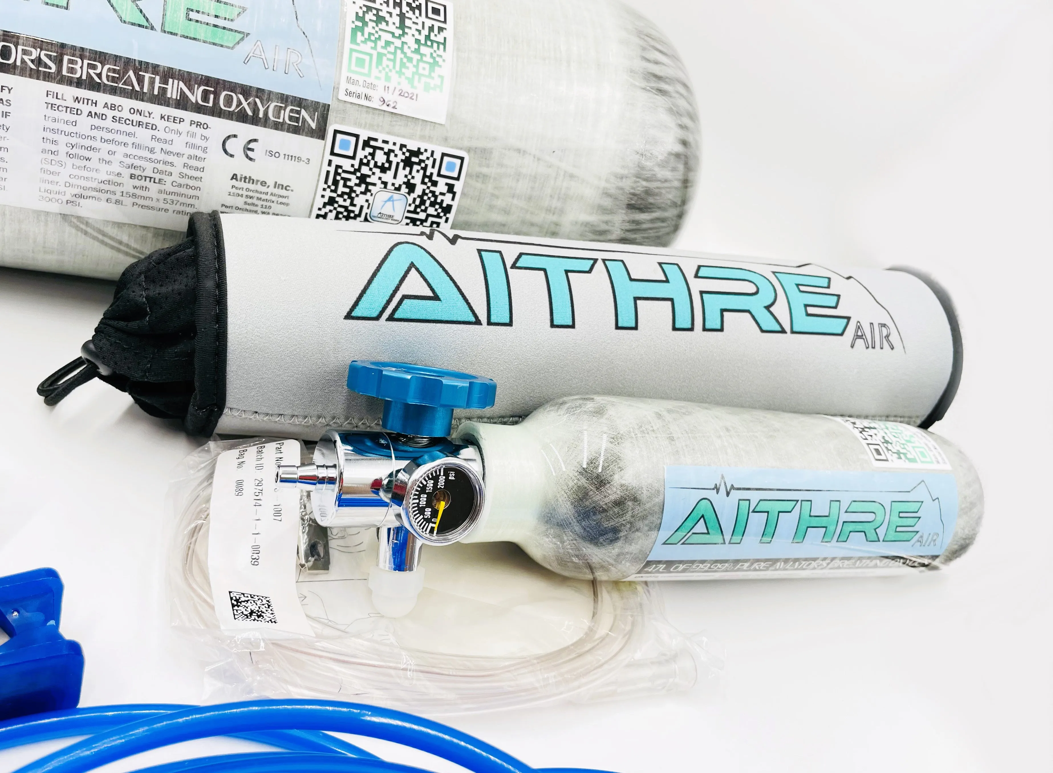 AVI24EX 2-Place Oxygen System with 925L Bottle