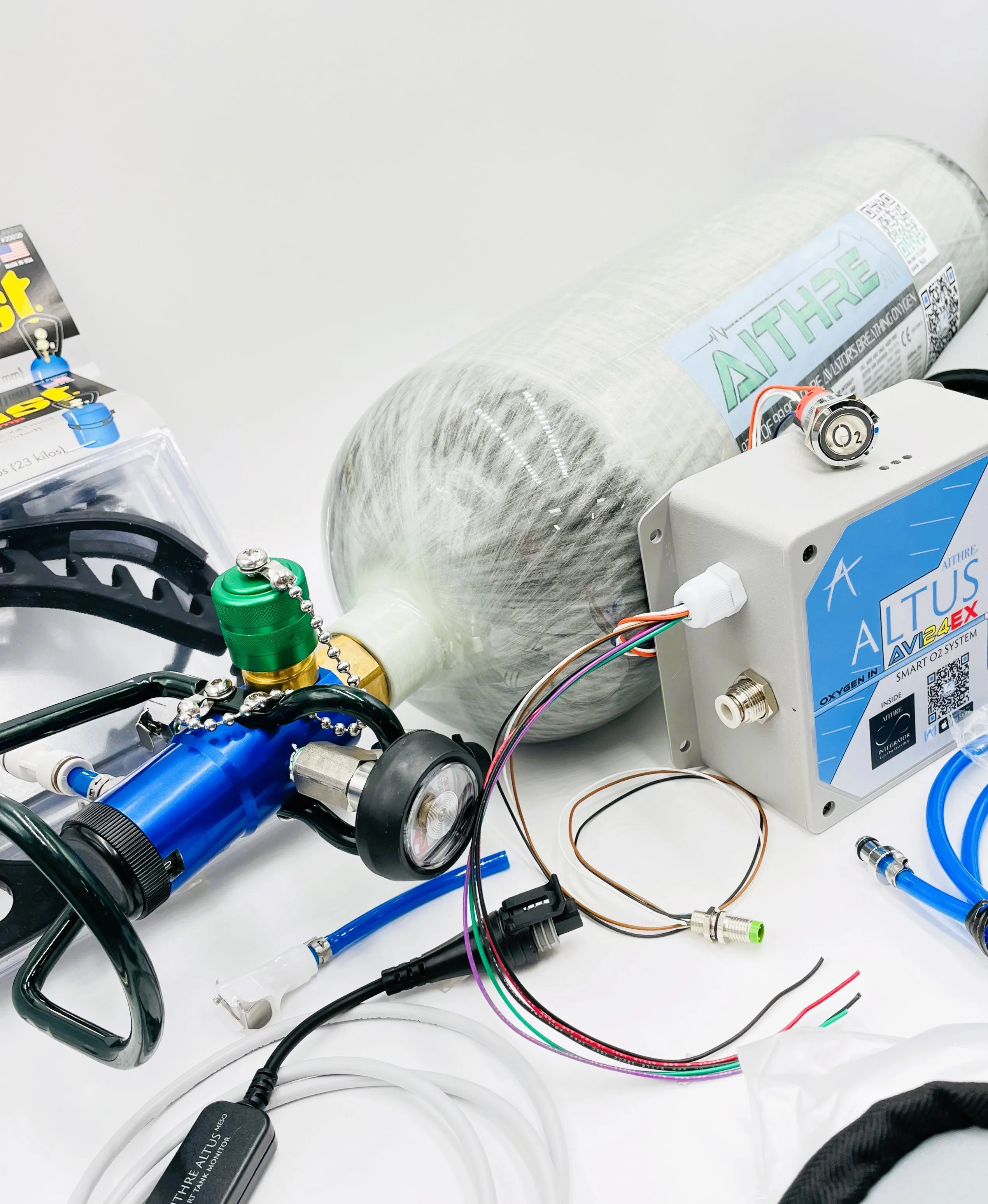 AVI24EX 2-Place Oxygen System with 925L Bottle