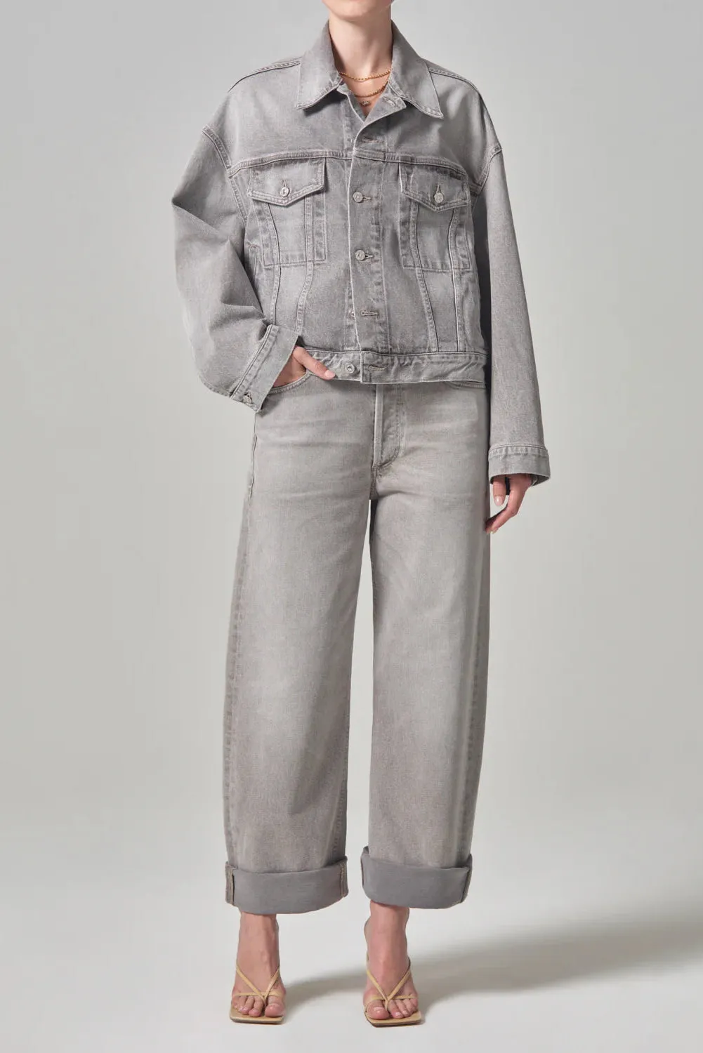 Ayla Baggy Quartz Grey
