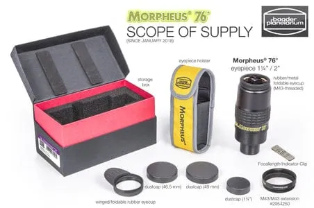 Baader Complete Morpheus 6 Piece Eyepiece Set - Includes Fitted Hardcase - 2954200