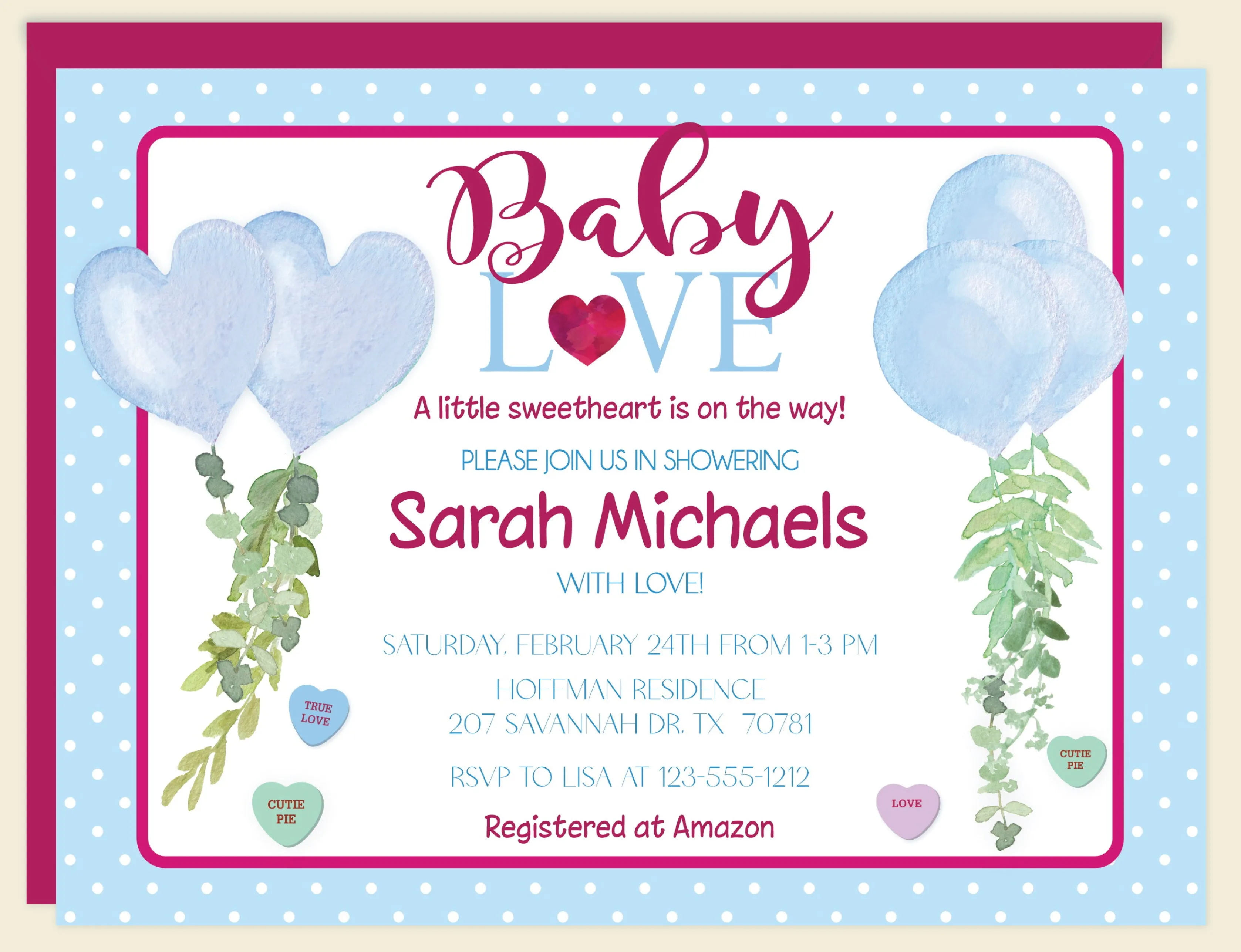 Baby Love Blue Dots