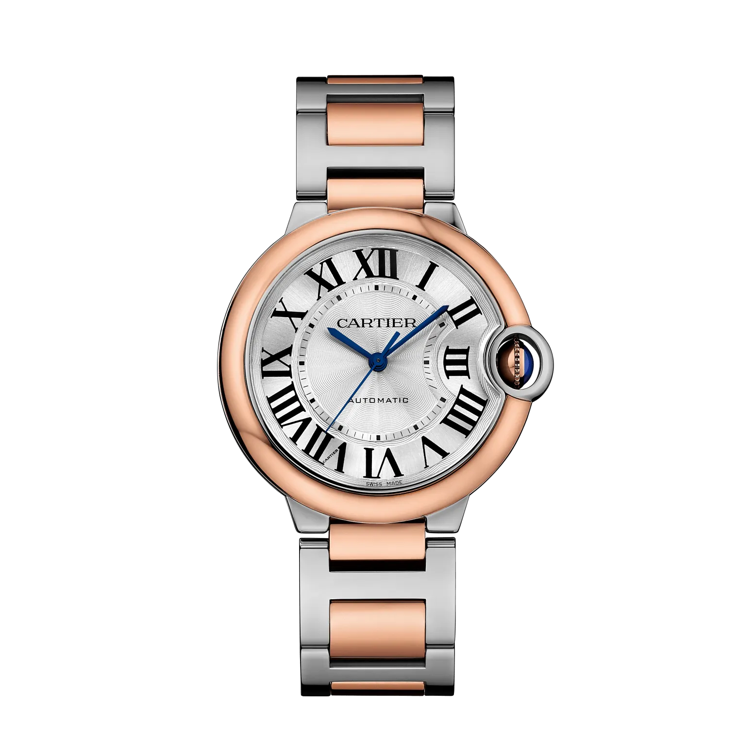 Ballon Bleu De Cartier 36mm Watch with Rose Gold