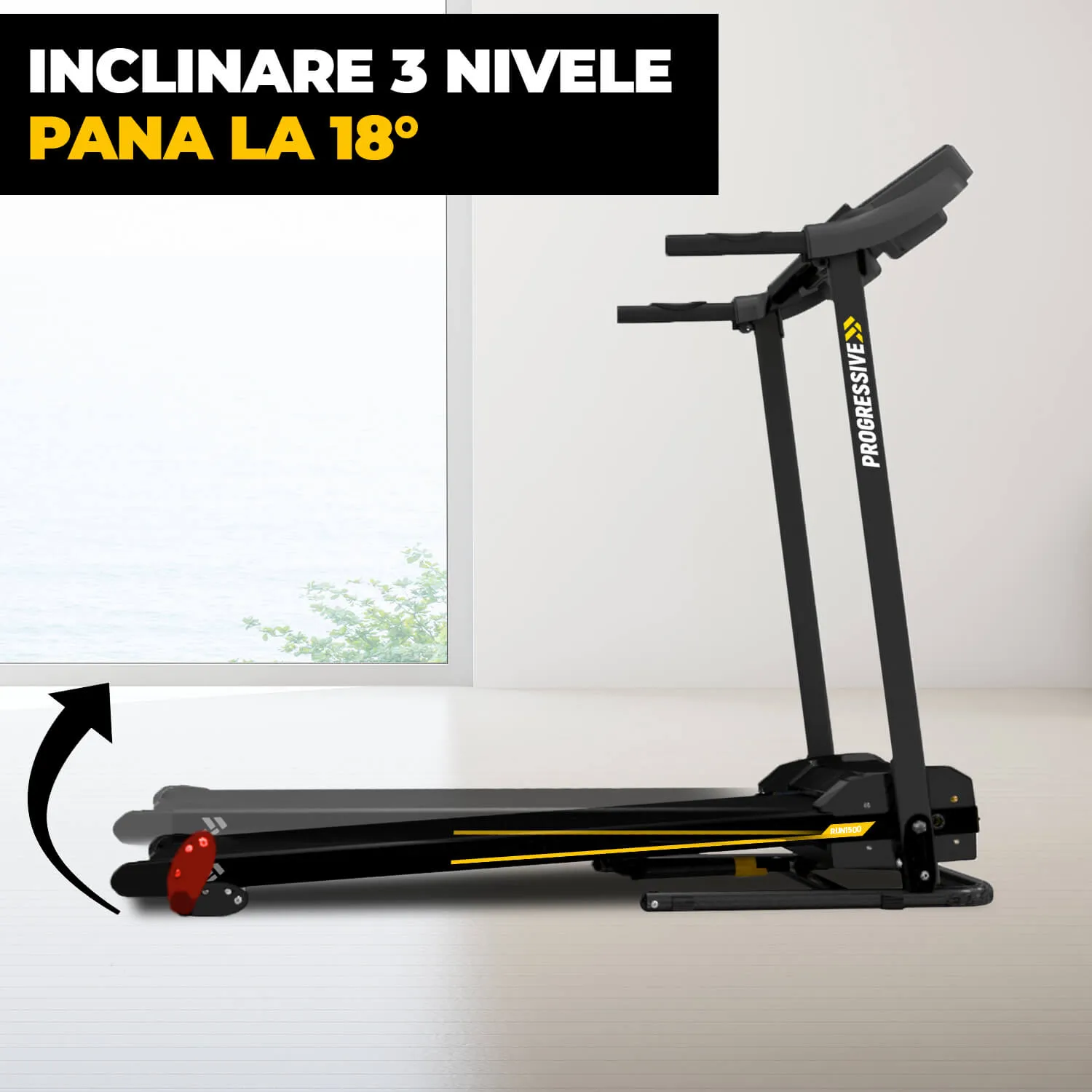 Banda de alergat electrica PROGRESSIVE RUN1500 (Resigilat)