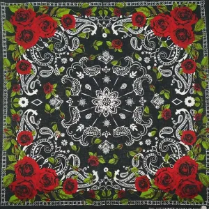 Bandana Paisley Rose's