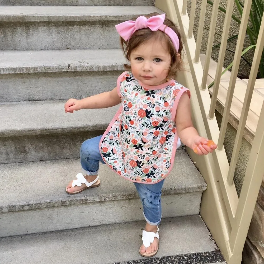 BapronBaby Bapron Toddler Bib (Vintage Rose Floral)