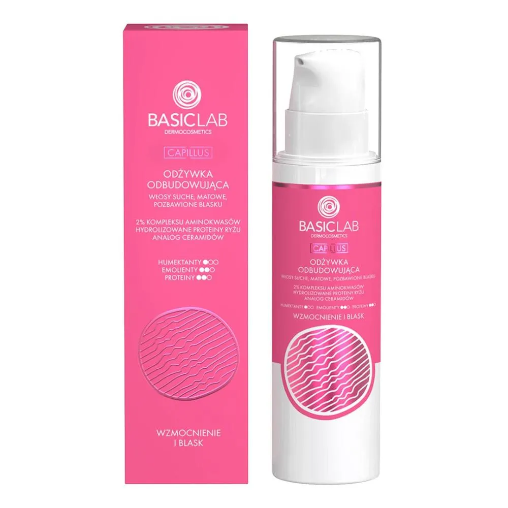 BasicLab Restorative Conditioner 2% amino acid complex, hydrolysed rice proteins, ceramide analogue 250ml