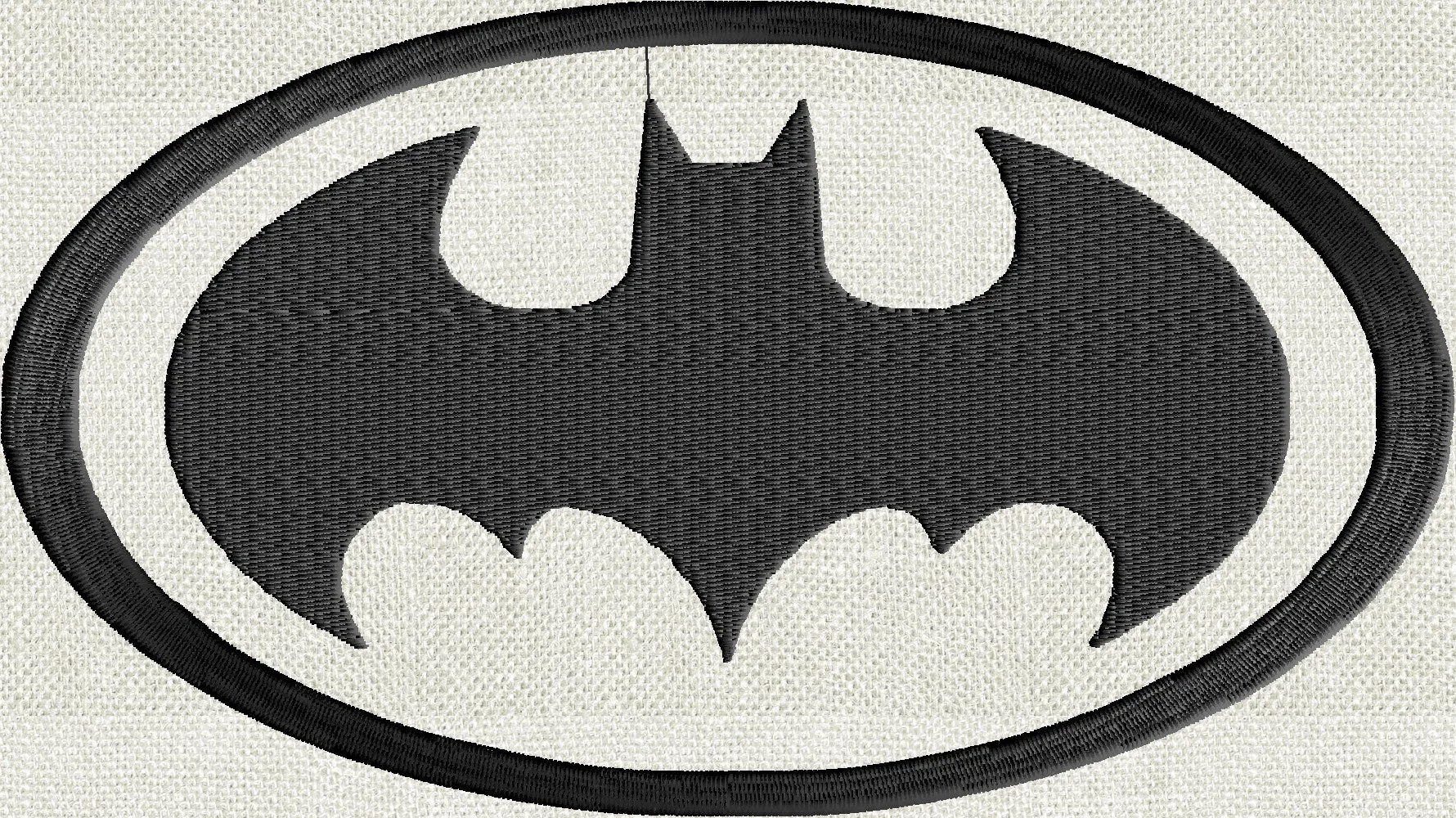 BAT MAN Embroidery Design - EMBROIDERY Design FILE - Instant download - fun stuff