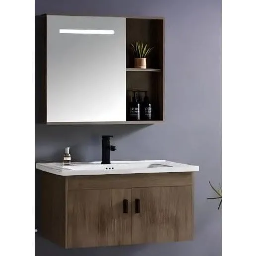 Bathroom Luxury 80cm Wall-Mounted Vanity Cabinet - K2-80