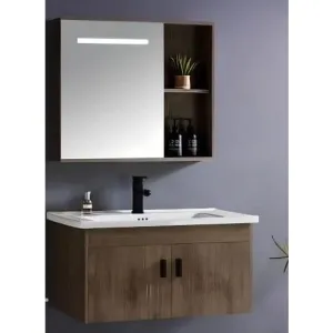 Bathroom Luxury 80cm Wall-Mounted Vanity Cabinet - K2-80