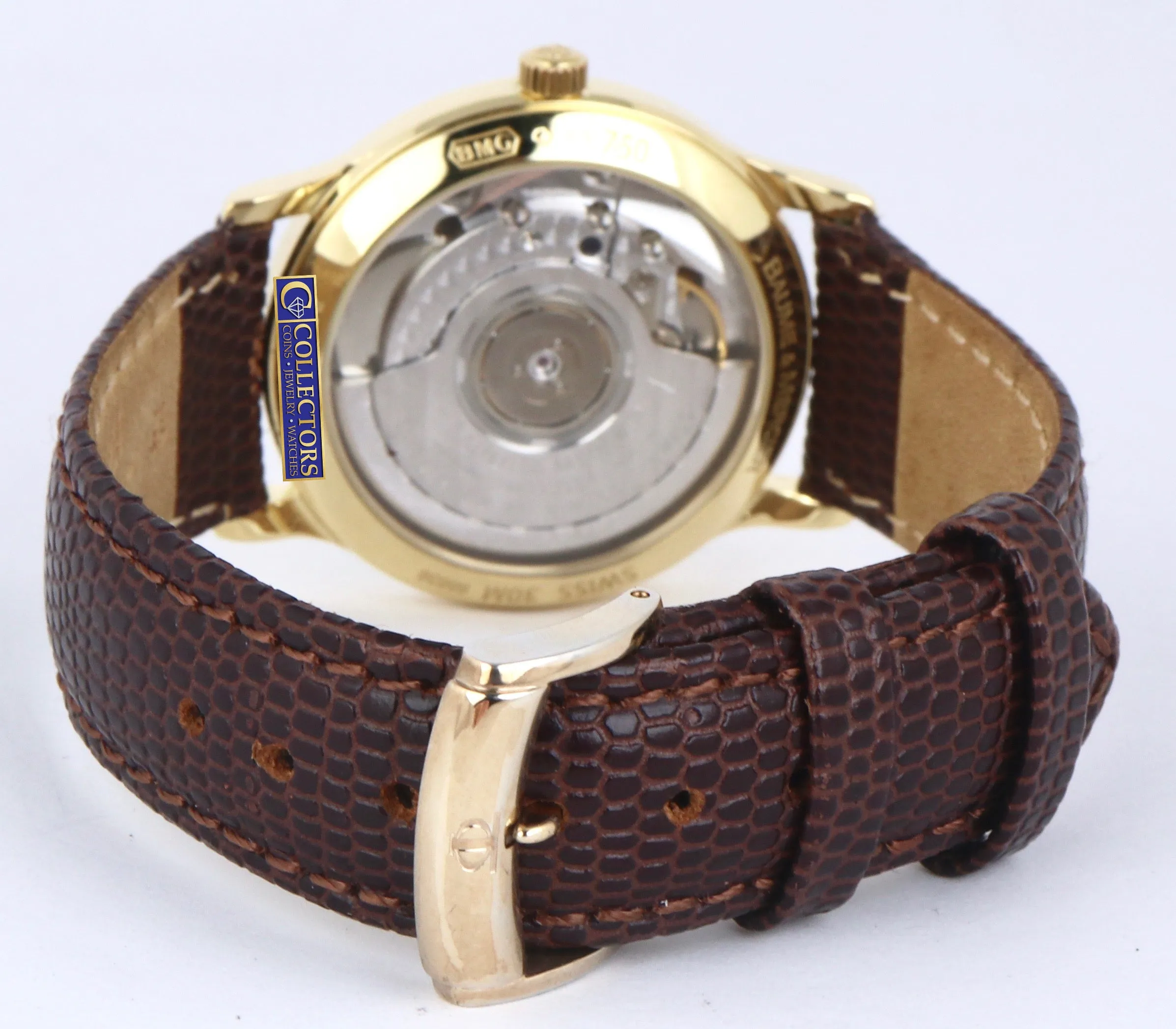 Baume & Mercier Classima 65636 18K Gold Roman Automatic 33mm White Dial Watch