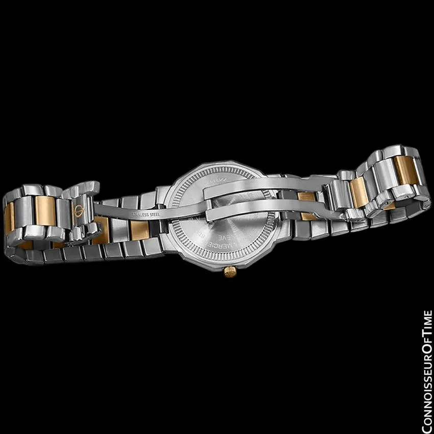 Baume & Mercier Mens Riviera Two-Tone Silver DIal Watch - Stainless Steel and Solid 18K Gold