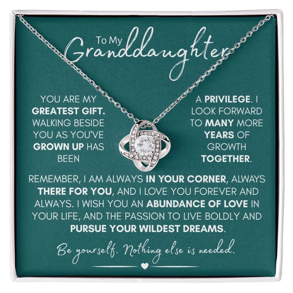 Beautiful Gold Necklace For My Granddaughter (Many Years of Growth)