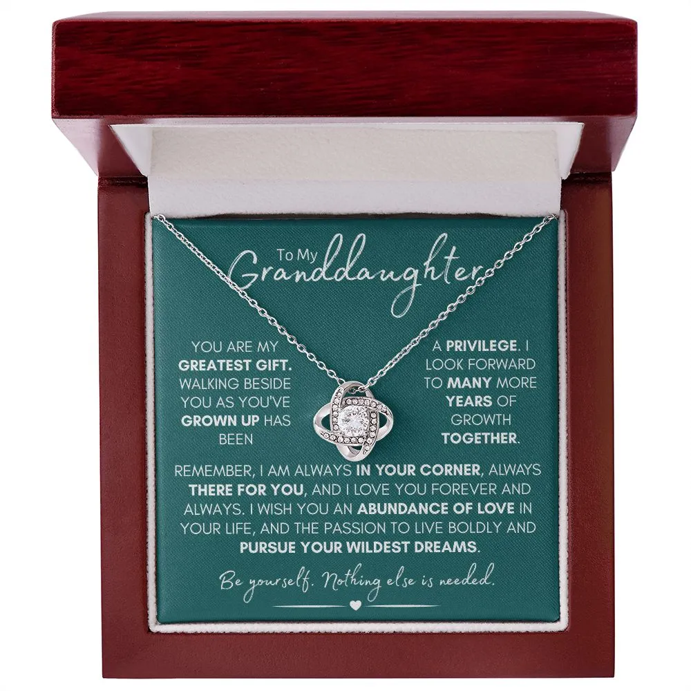 Beautiful Gold Necklace For My Granddaughter (Many Years of Growth)