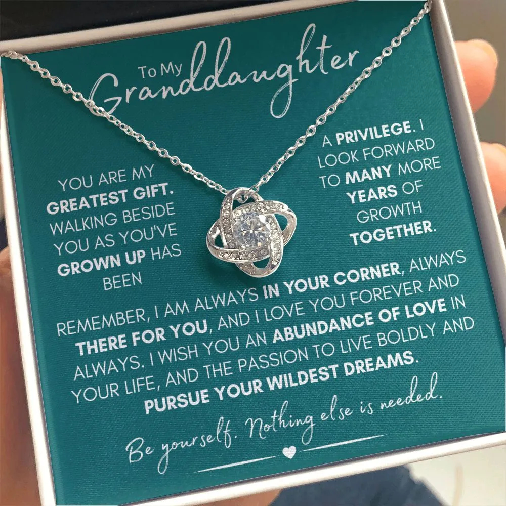 Beautiful Gold Necklace For My Granddaughter (Many Years of Growth)