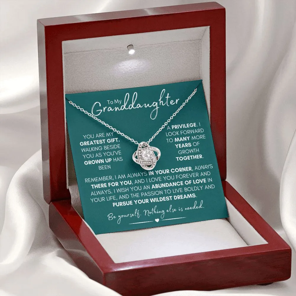 Beautiful Gold Necklace For My Granddaughter (Many Years of Growth)