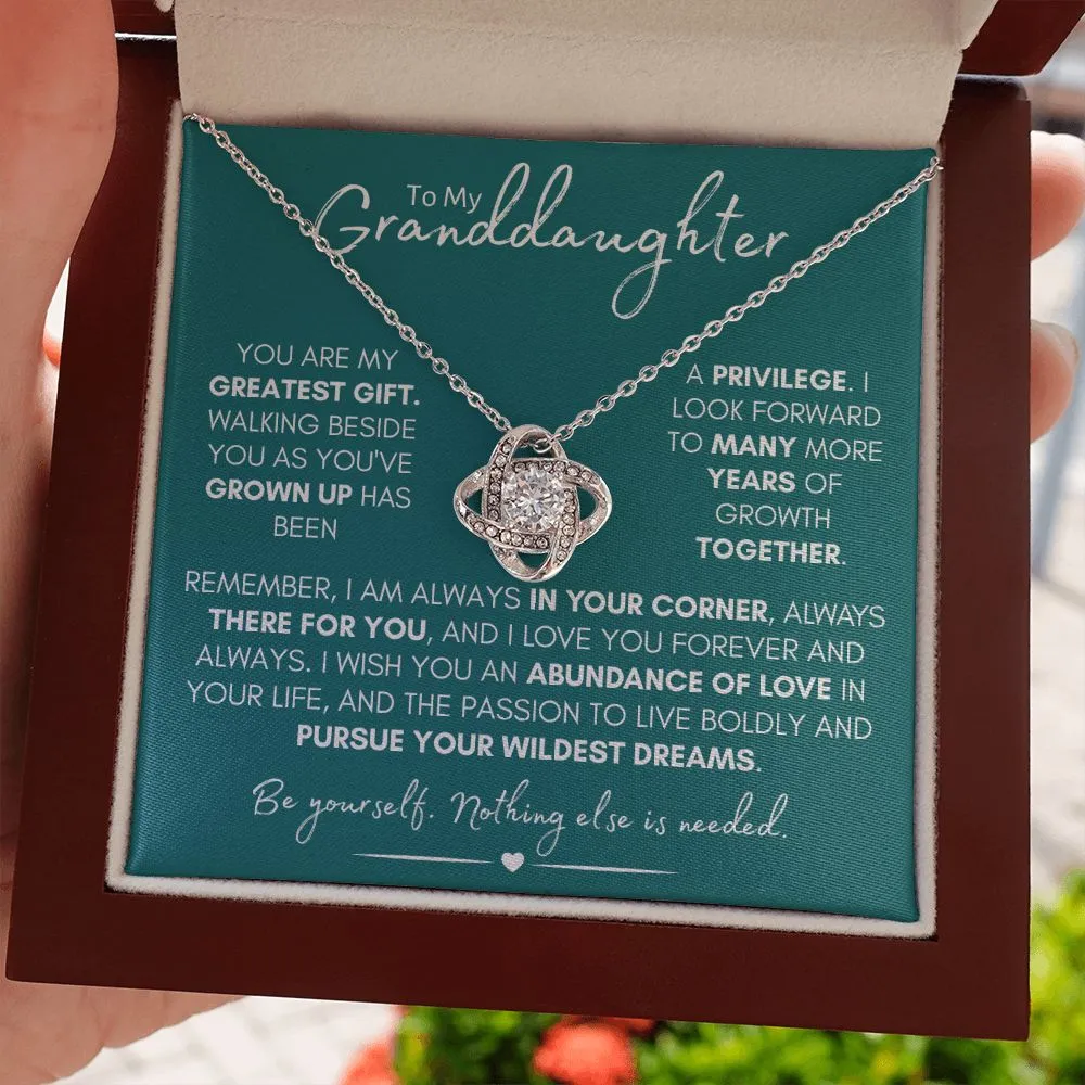Beautiful Gold Necklace For My Granddaughter (Many Years of Growth)