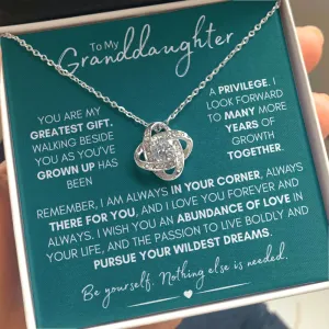 Beautiful Gold Necklace For My Granddaughter (Many Years of Growth)
