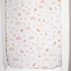 Bedside Bassinet/ Co Sleeper Fitted Sheet - Bohemian Bliss
